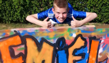 graffiti kinderfeestje