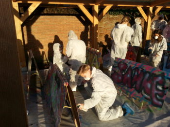 Graffiti kinderfeestje