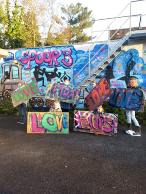 Graffiti kinderfeestje