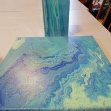 Acrylverf pouring