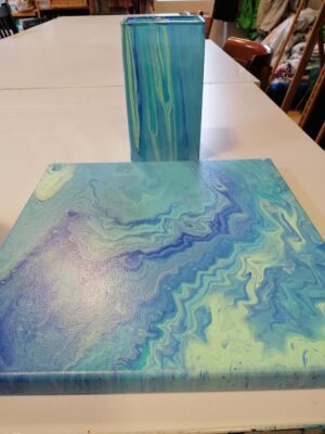 Acrylverf pouring