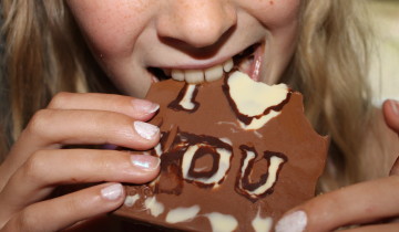 chocoladeschilderijtje maken